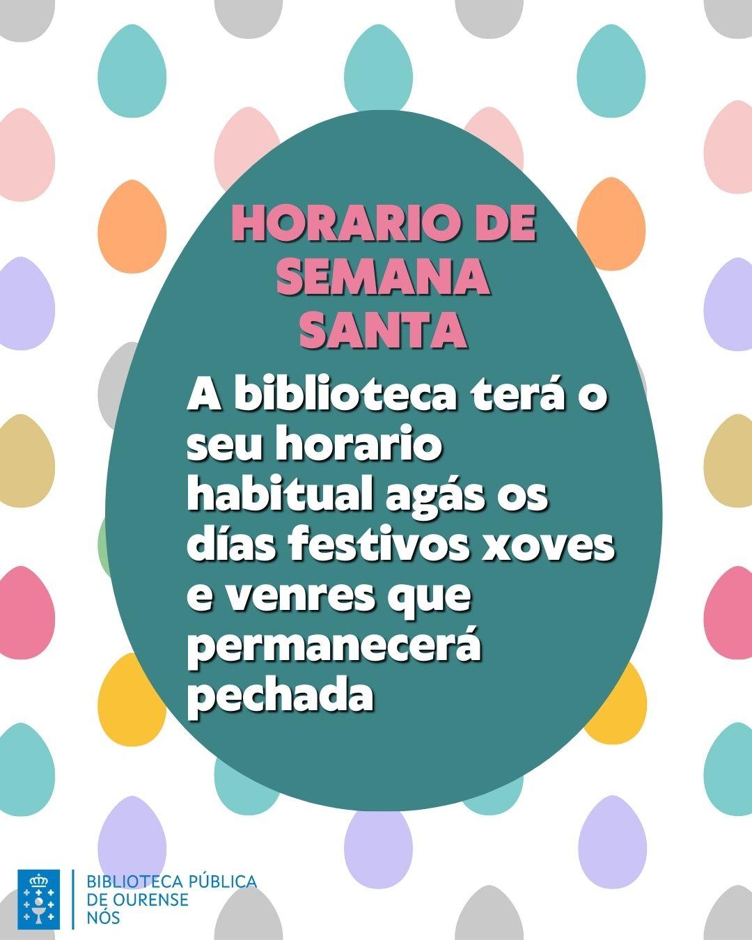 Aviso horario Semana Santa