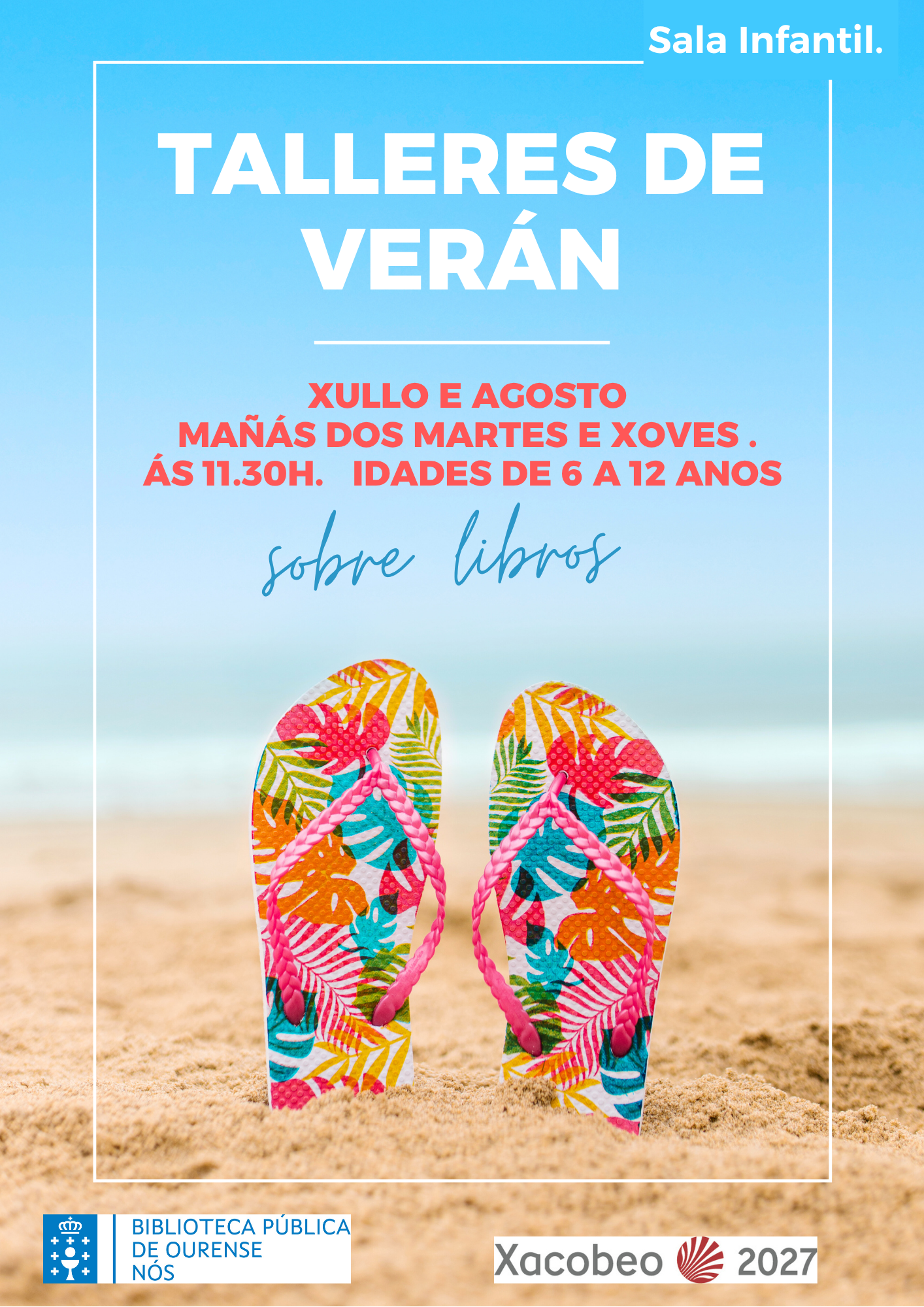 Cartel actividades do verán 2026