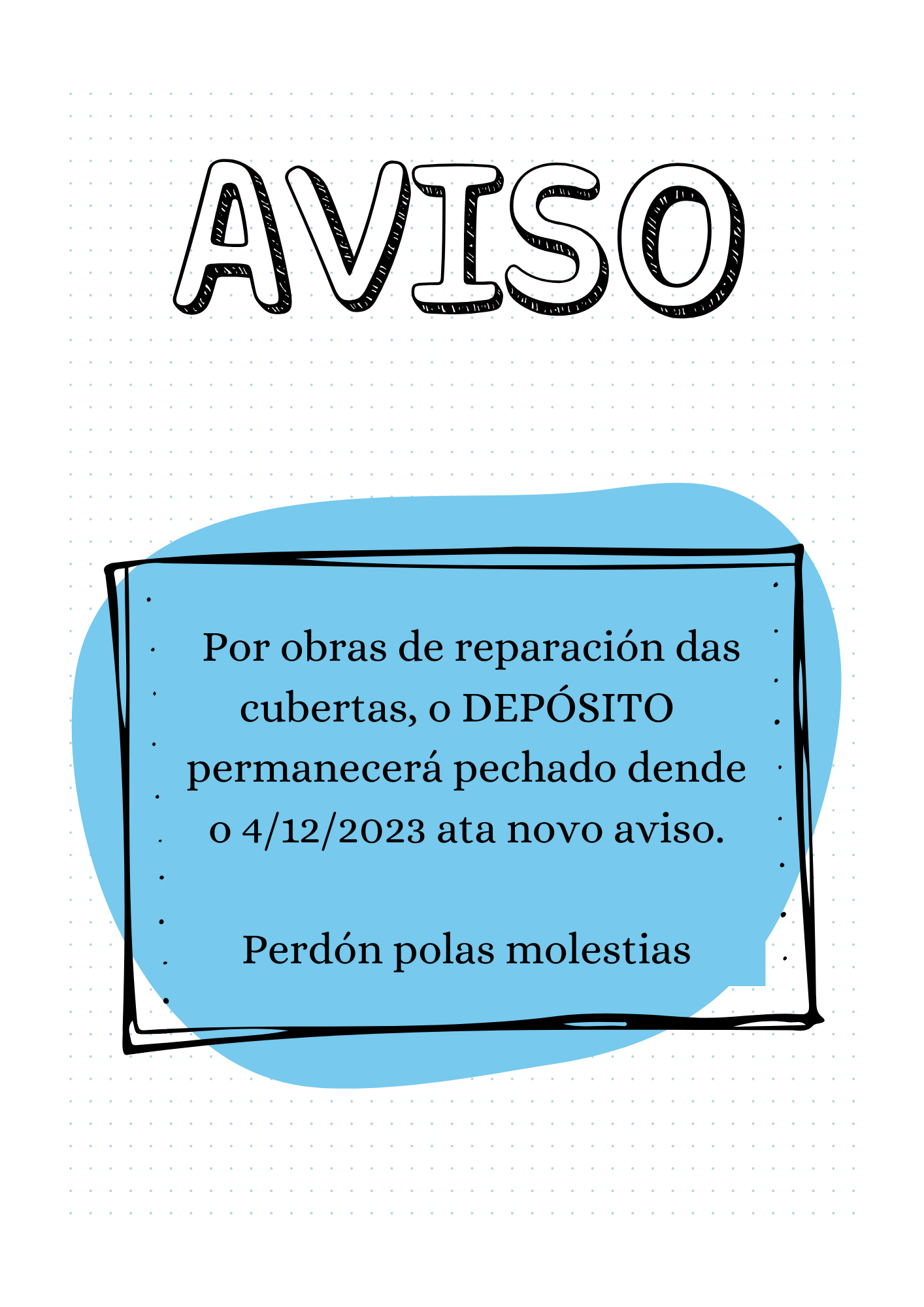 Aviso obras