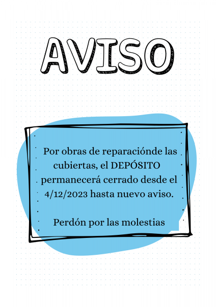 Aviso obras