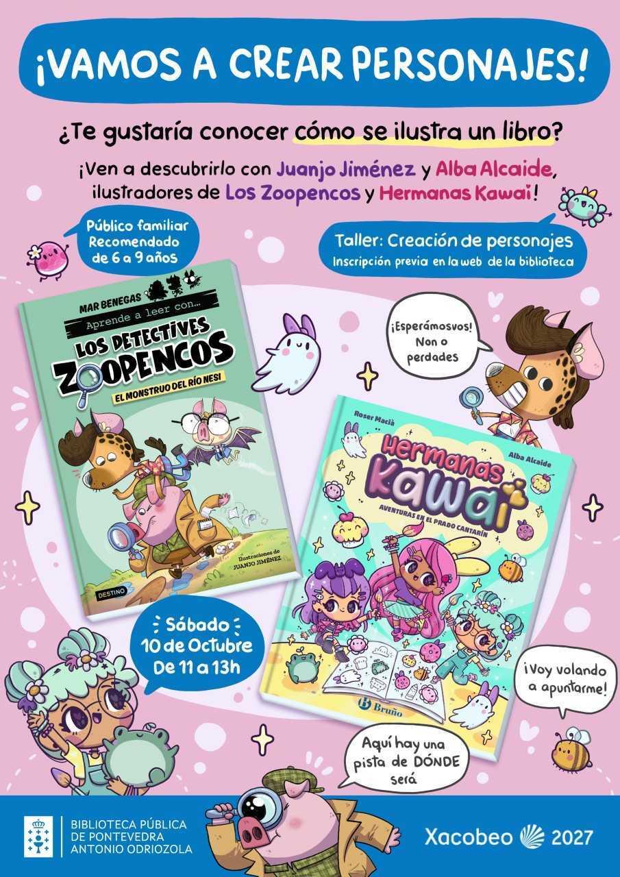 Vamos a crear personajes! Taller de ilustración