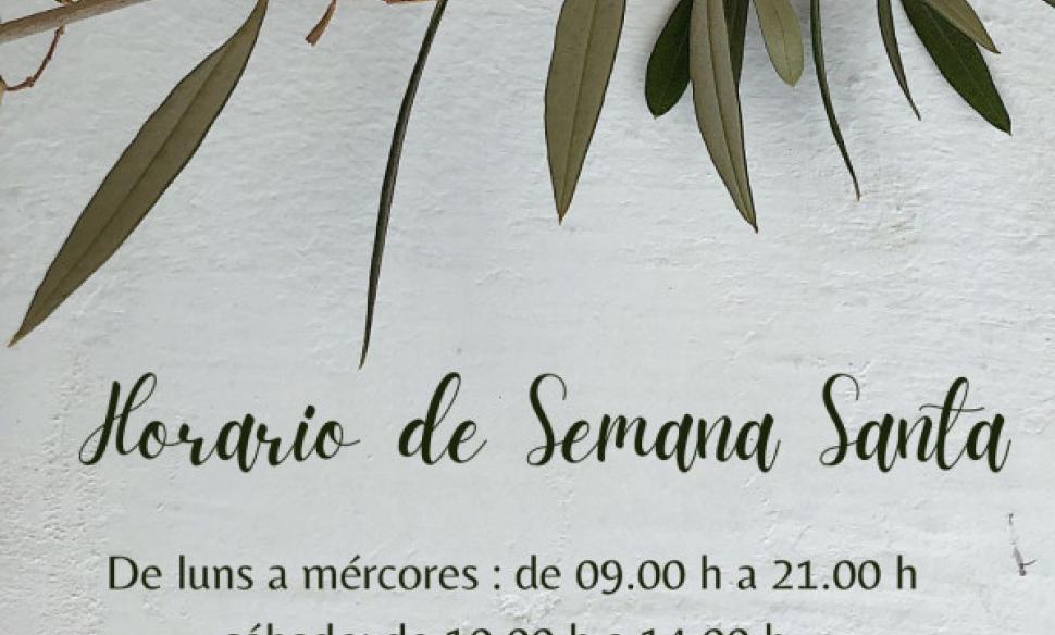 Horario Semana Santa Biblioteca Ourense Nós