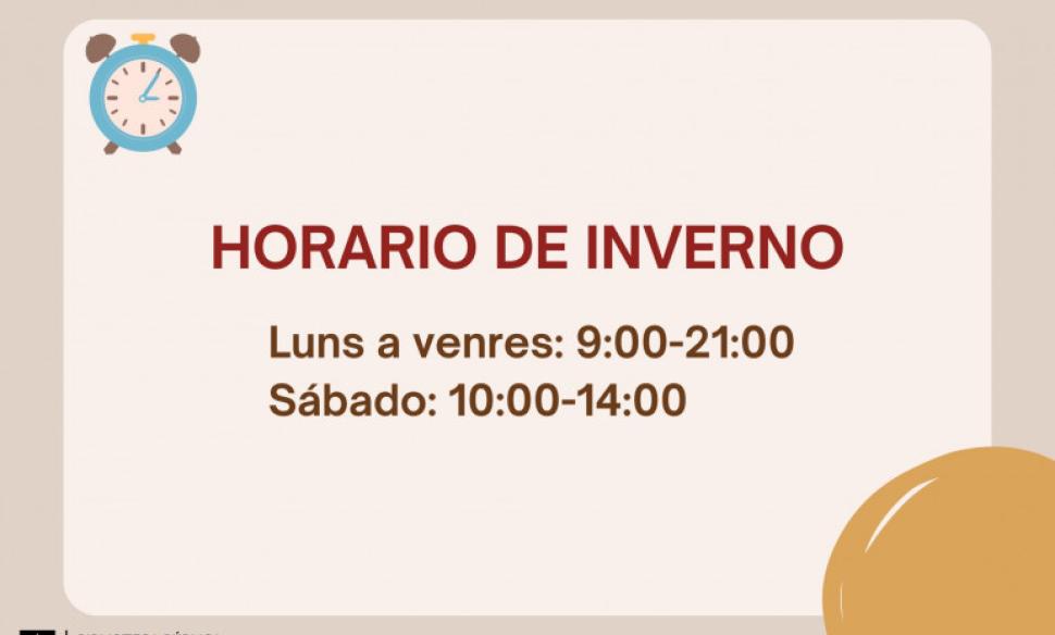Horario inverno Pontevedra