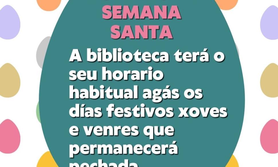 Aviso horario Semana Santa