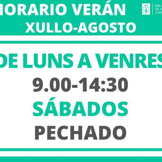 horario xullo e agosto