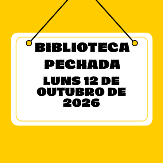 Biblioteca pechada luns 12 de outubro