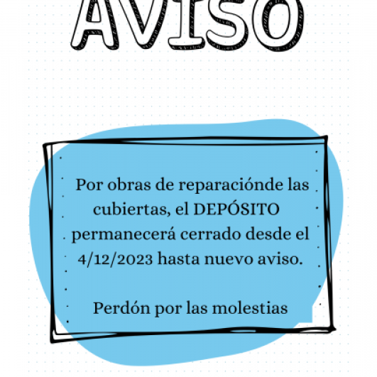 Aviso obras