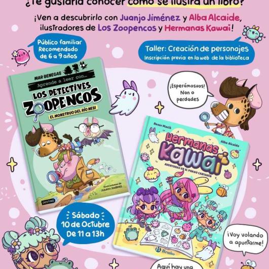 Vamos a crear personajes! Taller de ilustración