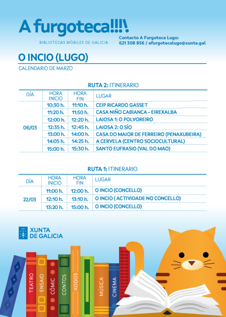 Ruta 2026 O Incio marzo