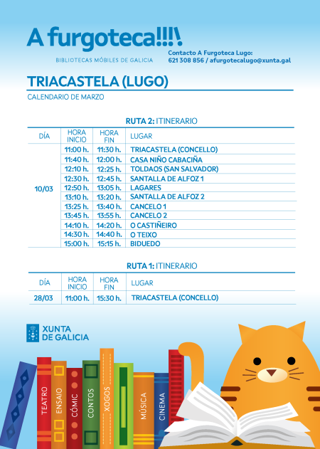 Ruta 2026 Triacastela marzo