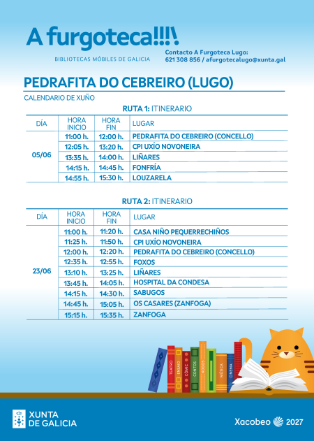 Ruta 2026 Pedrafita do Cebreiro xuño