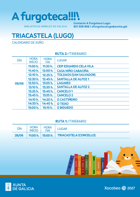 Ruta 2026 Triacastela xuño