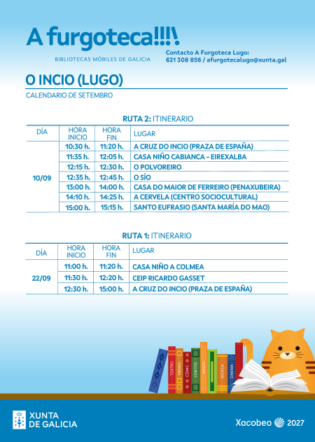 Ruta 2026 O Incio setembro